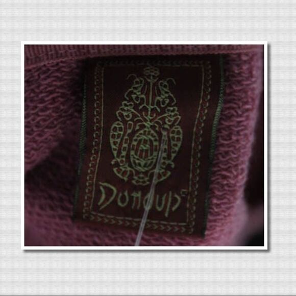 Dondup Pink Embroidered Distressed Sweatshirt L - Picture 6 of 6
